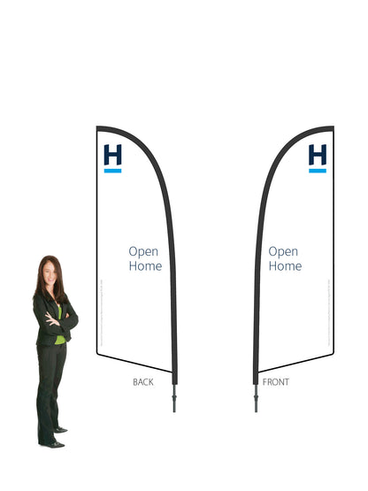 Harcourts 2026 OPEN HOME Durapole® Flex SMALL Double-Sided