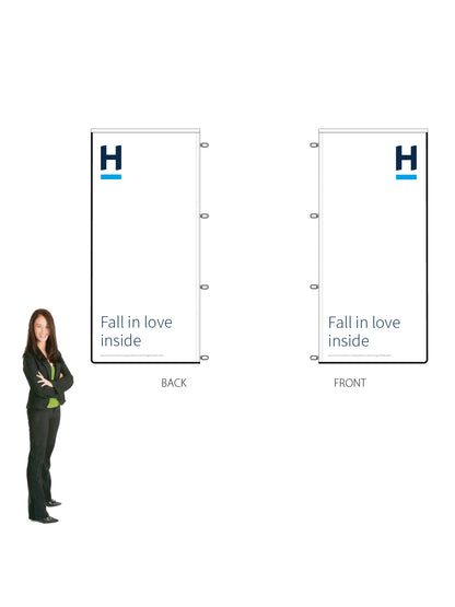 Harcourts 2026 OPEN Durapole® XT Double-Sided || multiple designs available