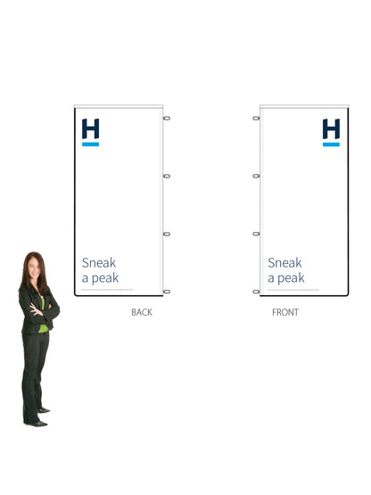 Harcourts 2026 OPEN Durapole® XT Double-Sided || multiple designs available