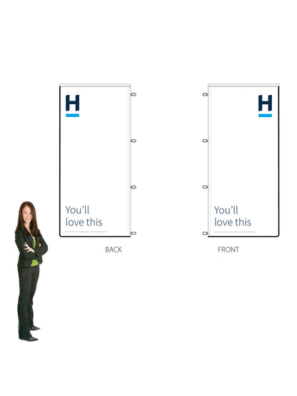 Harcourts 2026 OPEN Durapole® XT Double-Sided || multiple designs available