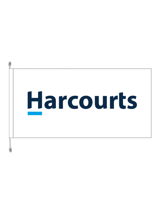 Harcourts 2026 Standard Flag || Premium 1.8m x 0.9m