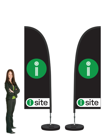 I-site Durapole Flex Double-sided Black