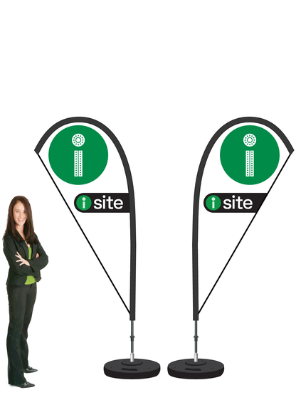 I-site Durapole Mayfly Double-sided White