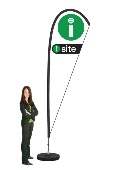 I-site Durapole Mayfly Single-sided White