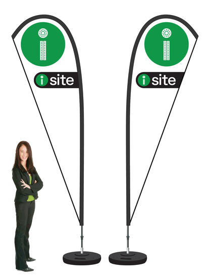 I-site Durapole Mayfly Double-sided White