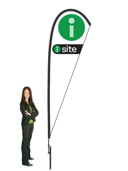 I-site Durapole Mayfly Single-sided White