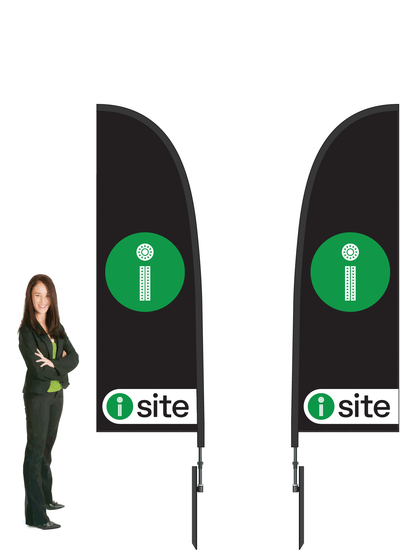 I-site Durapole Flex Double-sided Black