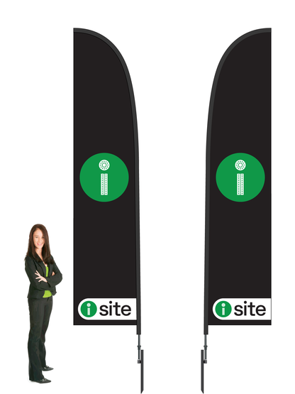 I-site Durapole Flex Double-sided Black