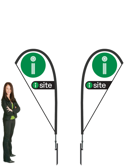 I-site Durapole Mayfly Double-sided White