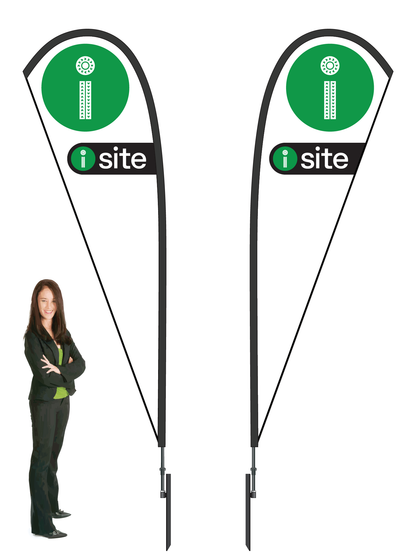 I-site Durapole Mayfly Double-sided White