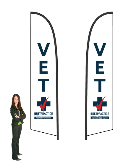 Vets Association Best Practice Durapole Flex 4.0 m Double sided - Clinic