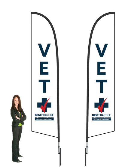 Vets Association Best Practice Durapole Flex 4.0 m Double sided - Clinic