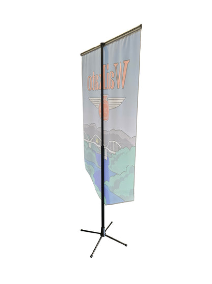 Portable Hanging Banner Display || No Creasing or curling. 1/2 Price Deal
