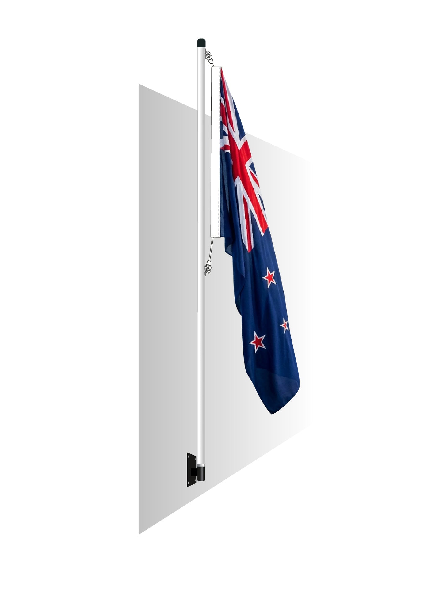 Royal Flag Pole.  1.7m. || A durable low cost flag pole ideal for your home or work place!