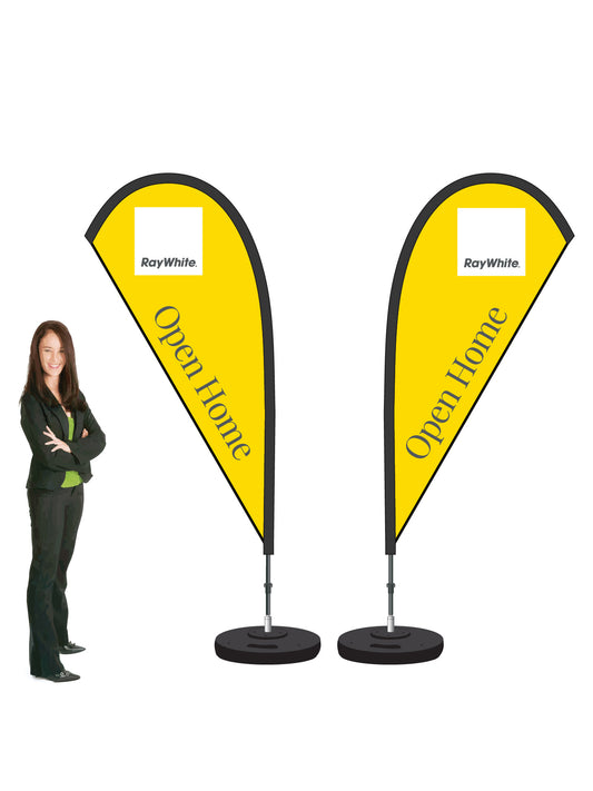 Durapole® Mayfly Double-Sided Flag and Display || Ray White REAL ESTATE