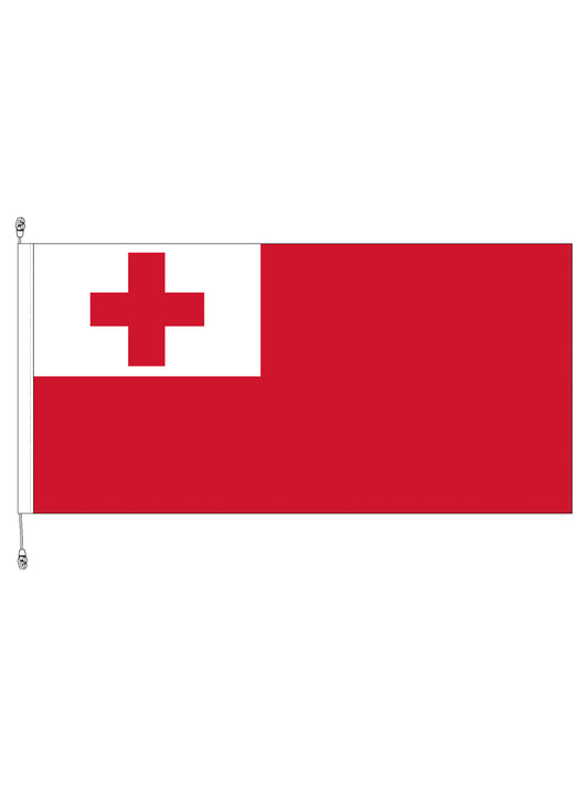 Tonga Flag || Premium (with exclusive Swivel Clips). Free Shipping in NZ!*