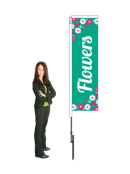 Flowers Pavement Display and Flag || Value Range
