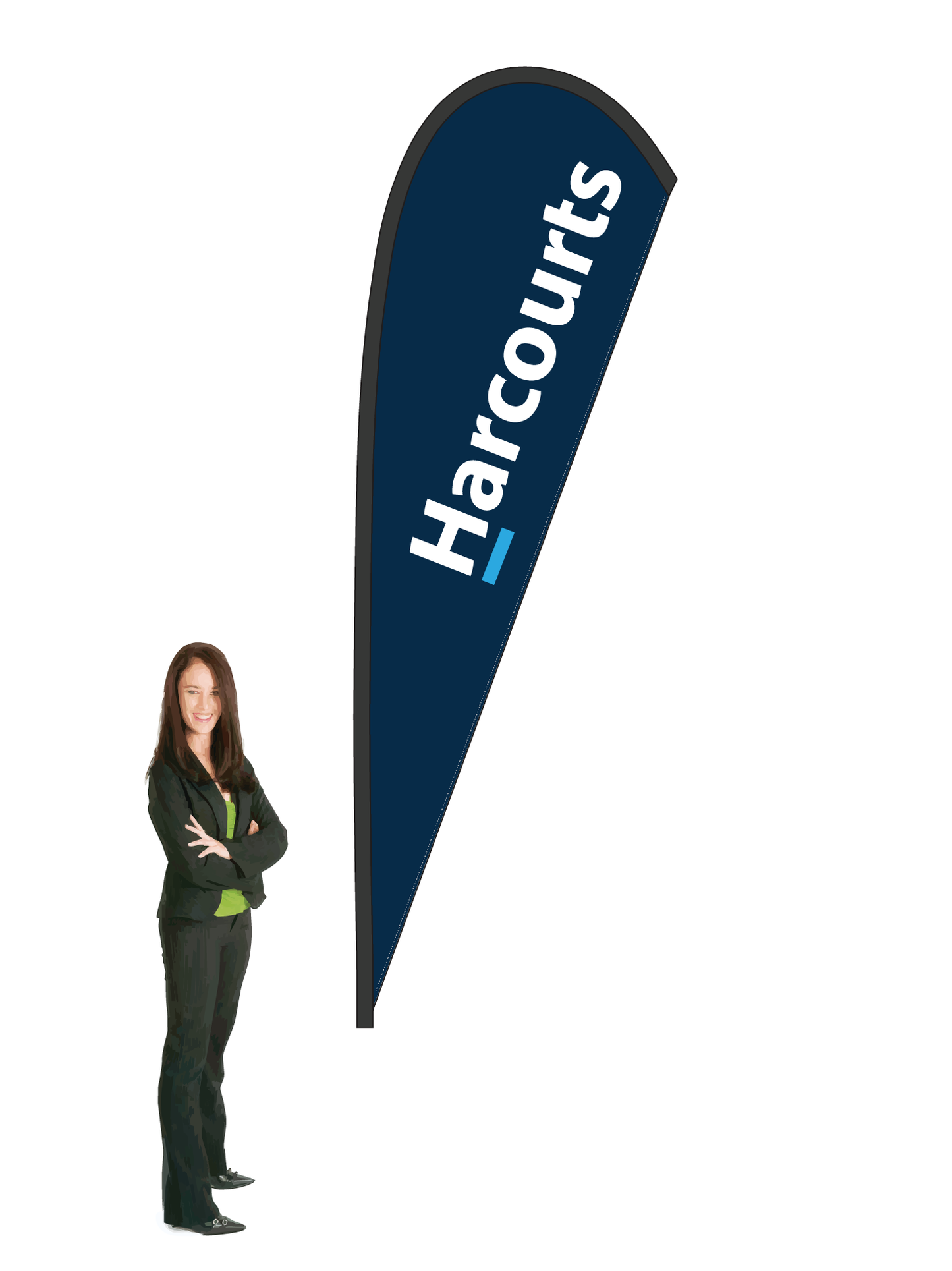 'Harcourts'  Durapole® Mayfly Single Sided