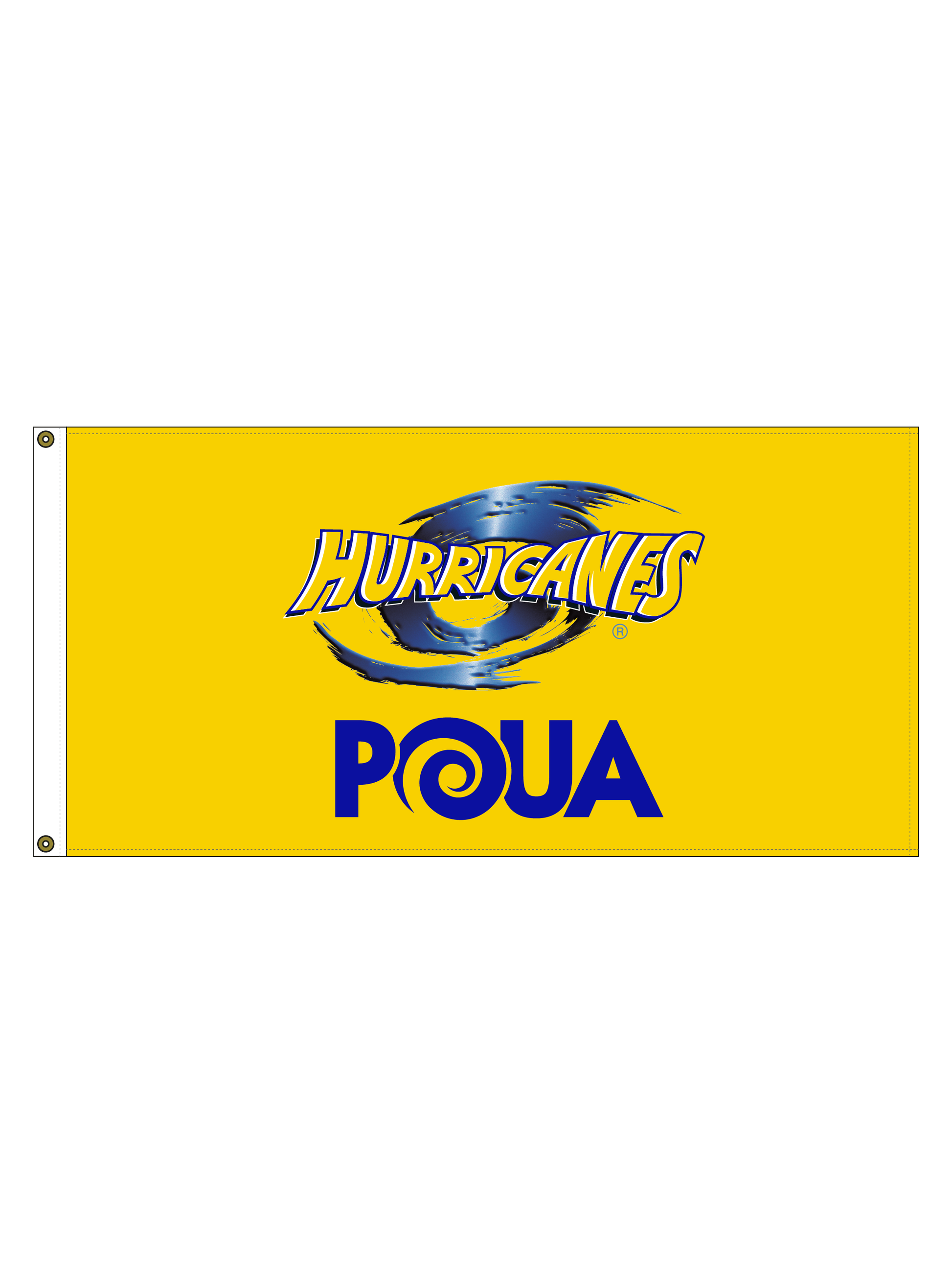 Hurricanes® Poua Supporters Flag – Flagmakers Ltd