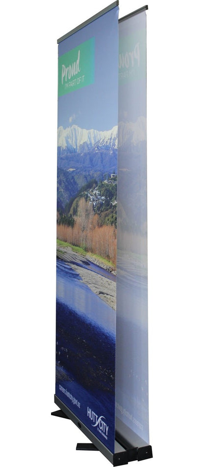 Double-Sided RollUp Satin Fabric Banner
