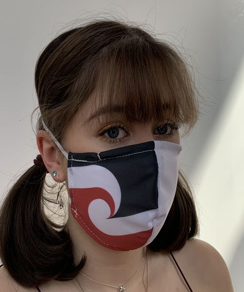 FACE MASKS. TINO RANGATIRATANGA DESIGN ADULT SIZE ONLY. PRICED FROM: