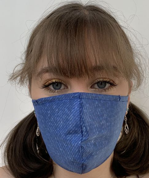 FACE MASK. SMART DENIM.  ADULT AND YOUTH SIZES.