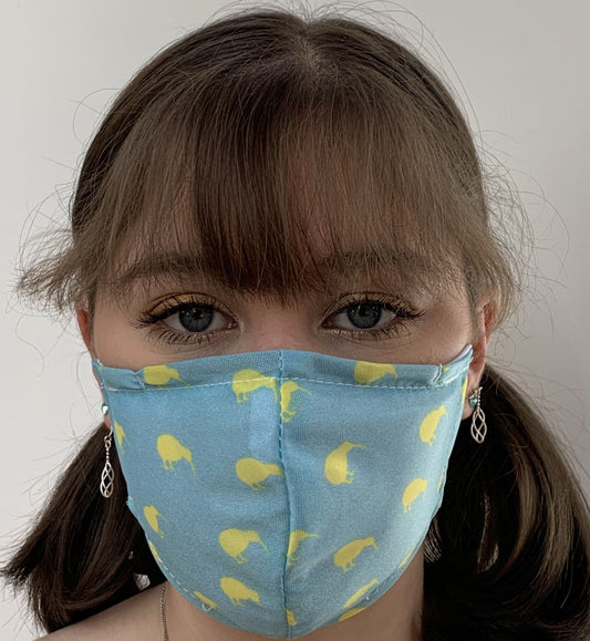 FACE MASKS GREEN KIWI DESIGN ADULT AND YOUTH SIZES. PRICED FROM: