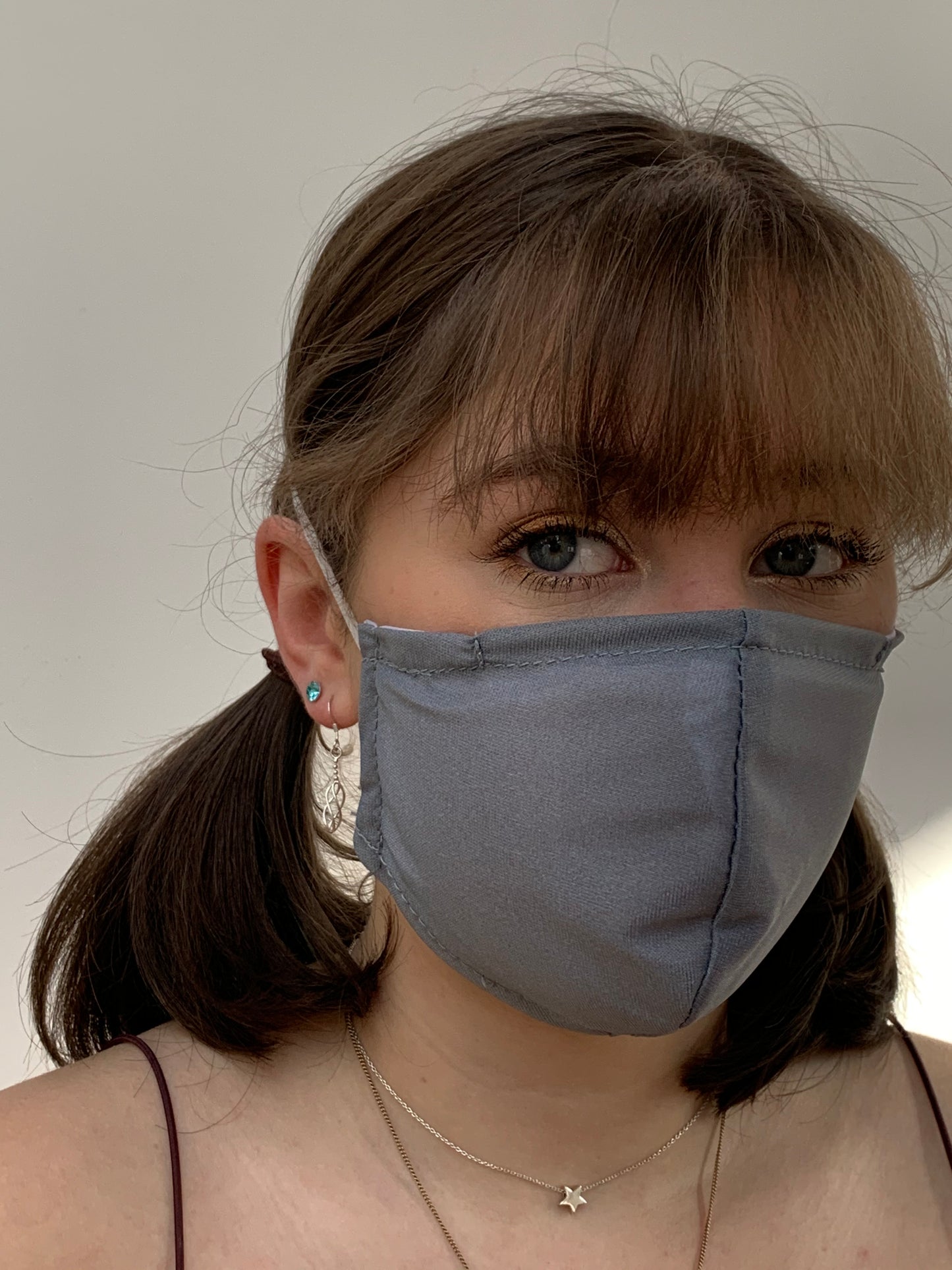 FACE MASK.  SMART GREY. ADULT AND YOUTH SIZES.