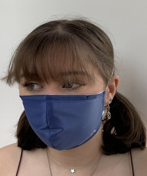 FACE MASK. SMART BLUE.  ADULT AND CHILD SIZES. NOW ONLY $2.90!!