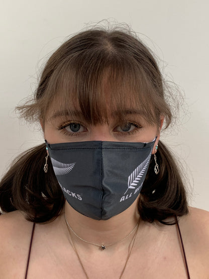 FACE MASKS WITH HELIX™ FILTER - ALL BLACKS® DESIGN ADULT AND YOUTH SIZES. PRICED FROM: