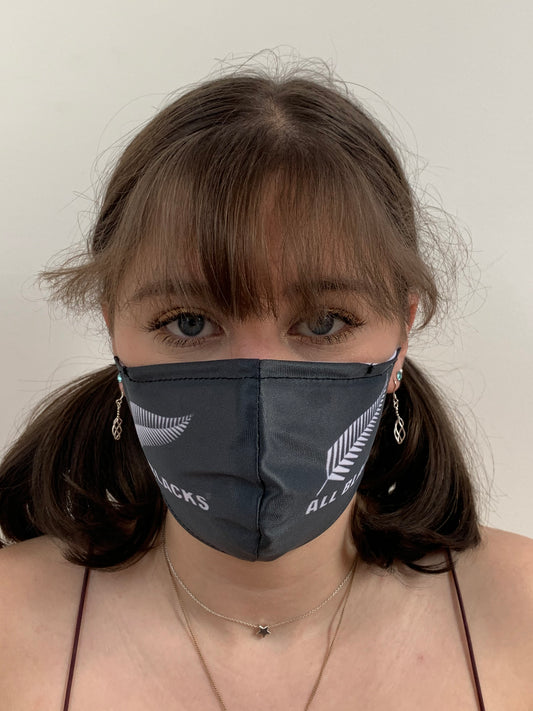 FACE MASKS WITH HELIX™ FILTER - ALL BLACKS® DESIGN ADULT AND YOUTH SIZES. PRICED FROM: